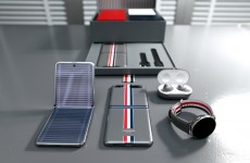 1 Galaxy Z Flip Thom Browne Edition dolazi u pakovanju sa posebno dizajniranim Galaxy Buds+ slušalicama i Galaxy Watch Active2 (Foto Ilya S. SavenokGetty Images for Samsung Electronics)_1